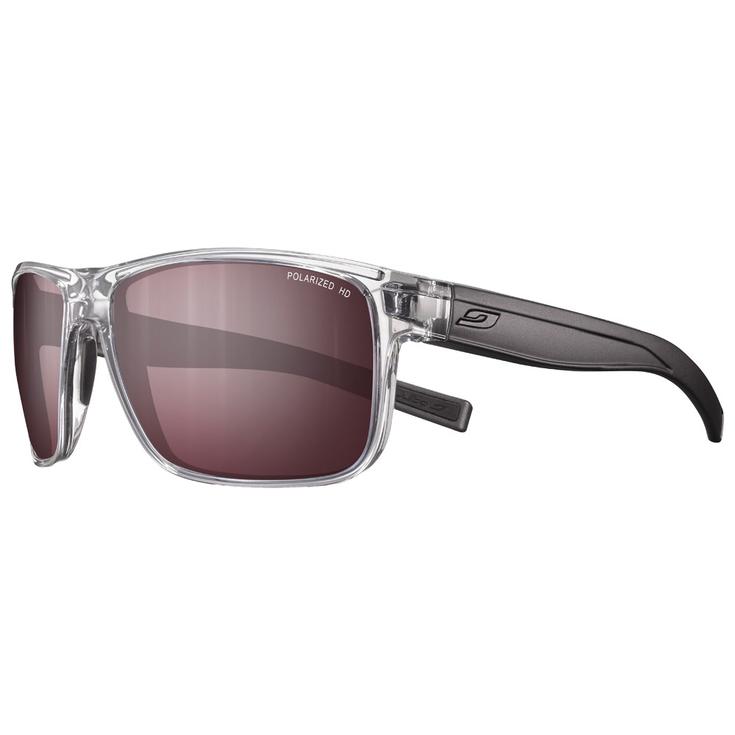 Julbo Lunettes de soleil Renegade Translucide Brillant Gris Noir Spectron Hd 3 Polarized Présentation