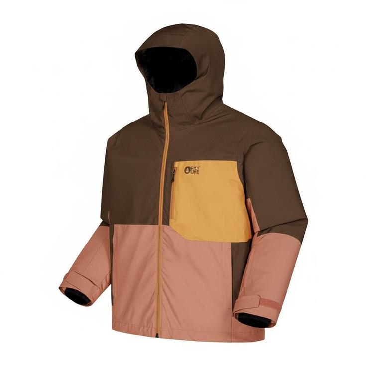 Picture Blouson Ski Nitric Chicory Cedar Brown Présentation