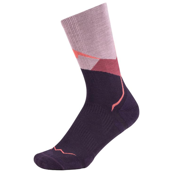 Buff Calcetines Merino Lightweight Crew Socks Pink Presentación