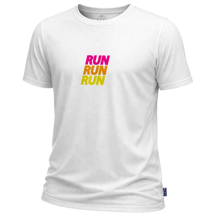 La Chaussette de France Tee-shirt de trail Run Finisher Tee-Shirt RunRunRun White Présentation