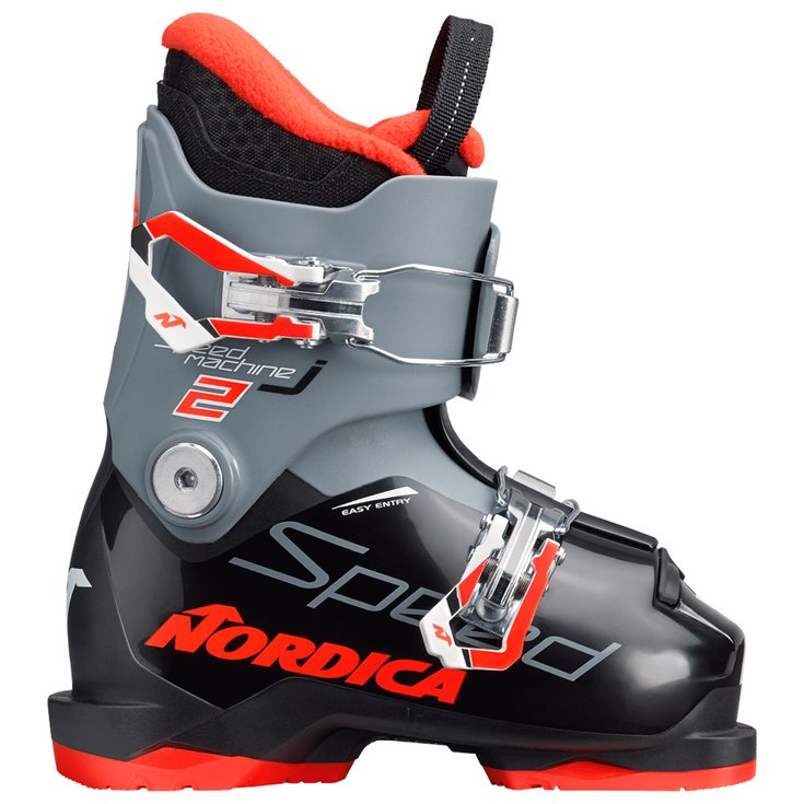 Nordica Botas de esquí Speedmachine J 2 Black Anthracite Red Presentación