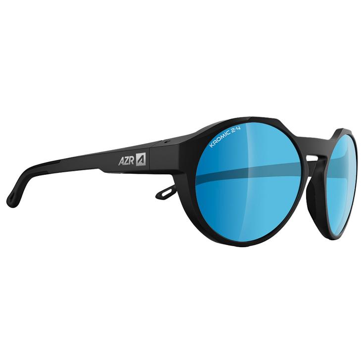 AZR Sonnenbrille Ecrin Noire Mate Irisié Bleu Präsentation