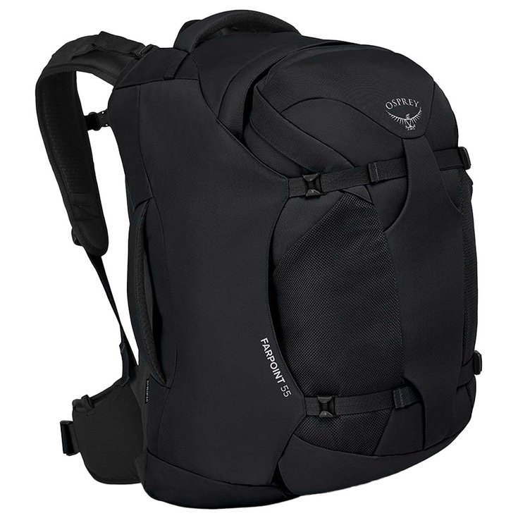 Osprey Travel bag Farpoint 55 Black Overview