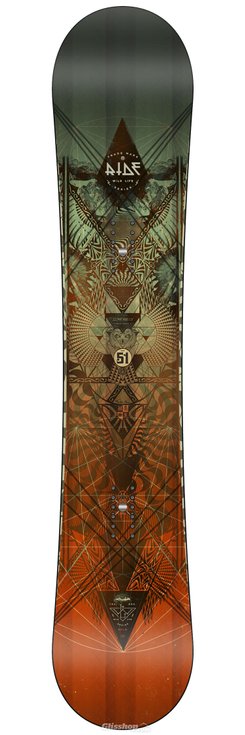 Ride Snowboard Wildlife 151 Oberseite