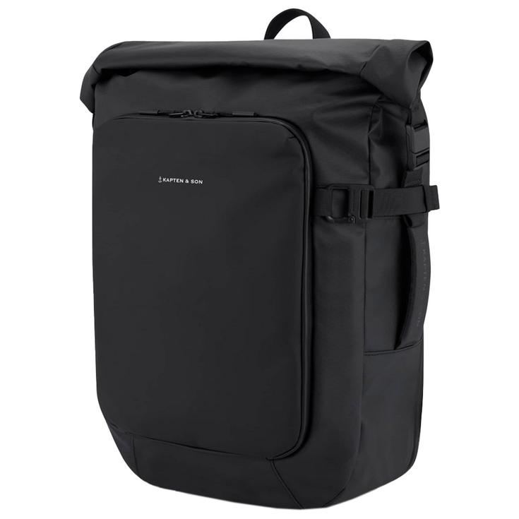 Kapten & Son Reisetasche Lisbon Pro 25-30L All Black Präsentation