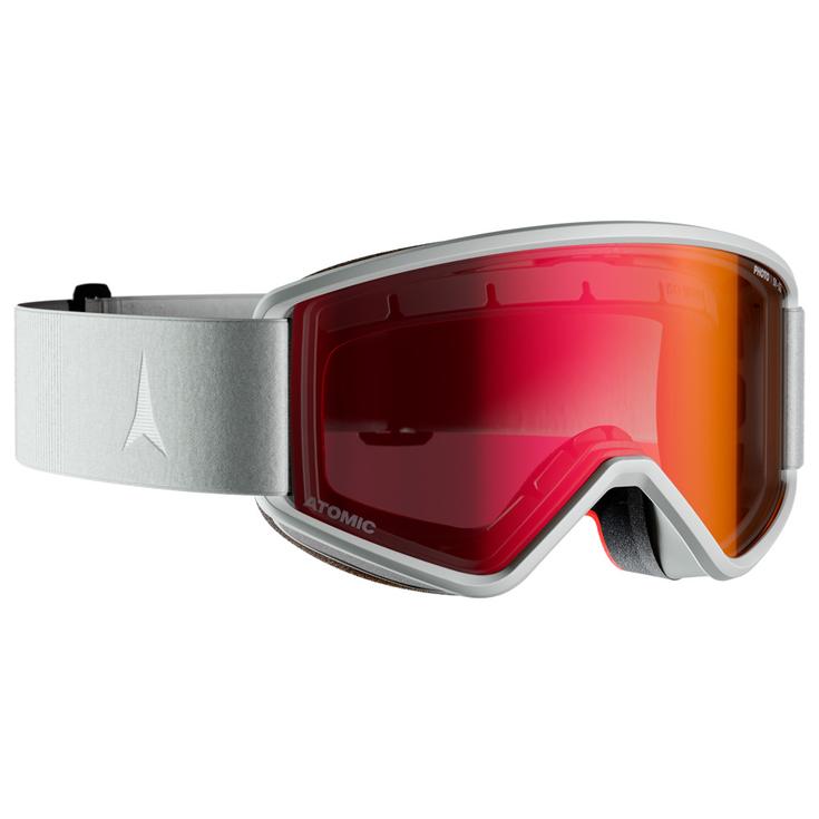 Atomic Masque de Ski Savor M Photo Light Grey Red Présentation