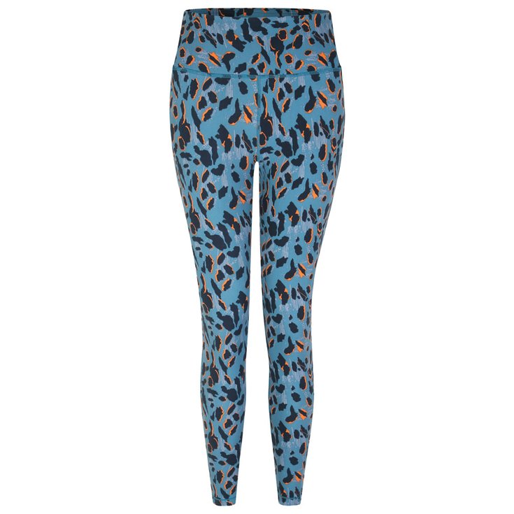 DARE2B Trail running tights Influential Legging Niagara Blue Dash Animal Print Overview