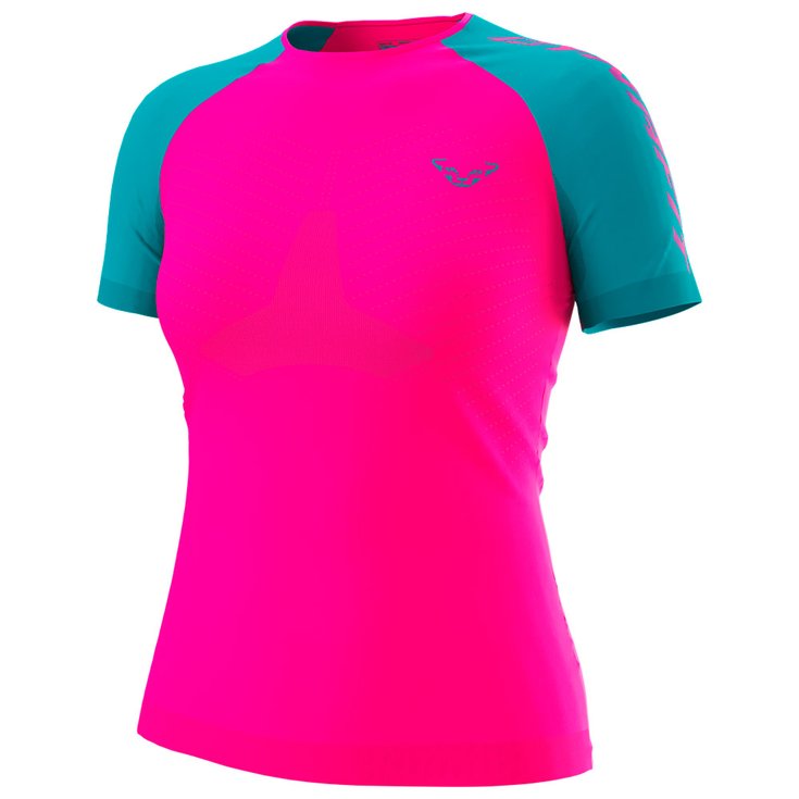 Dynafit Trail T-Shirt Ultra 3 S-Tech W Pink Glo Präsentation