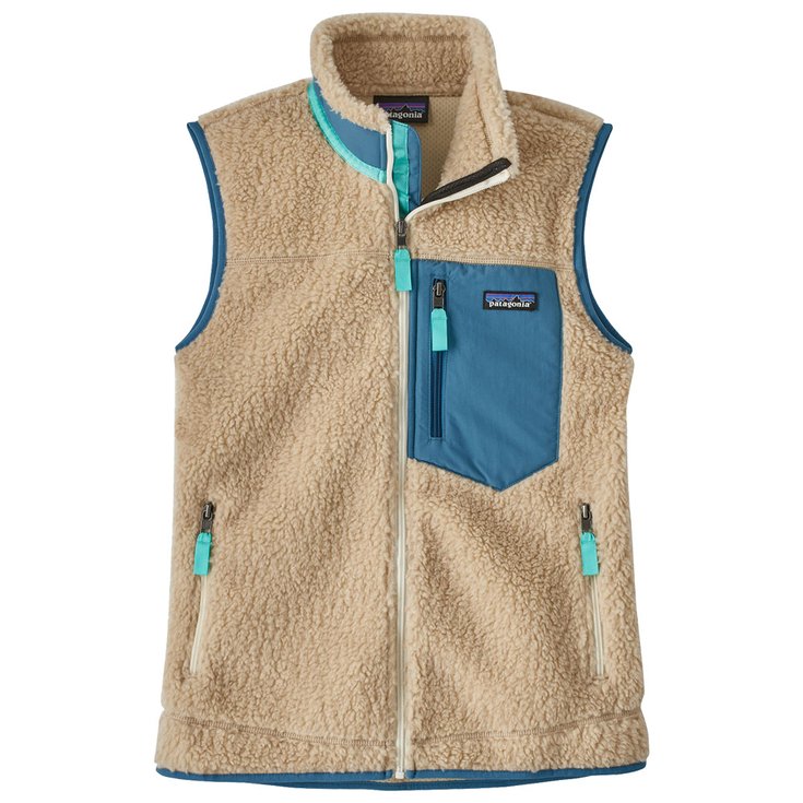 Patagonia W's Classic Retro-X Vest Dark Natural Wavy Blue 
