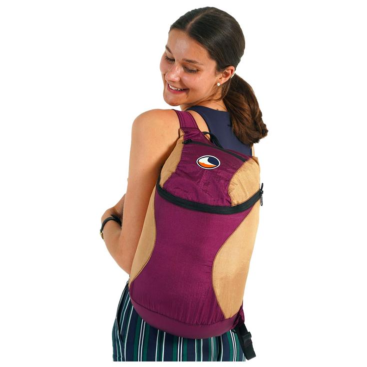 Ticket To The Moon Mini Backpack 15L Plum Hazelnut 