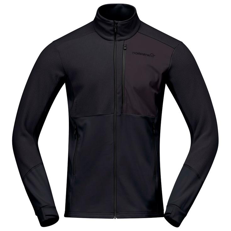 Norrona Fleece Lofoten Warm 2 Jacket M's Caviar Voorstelling