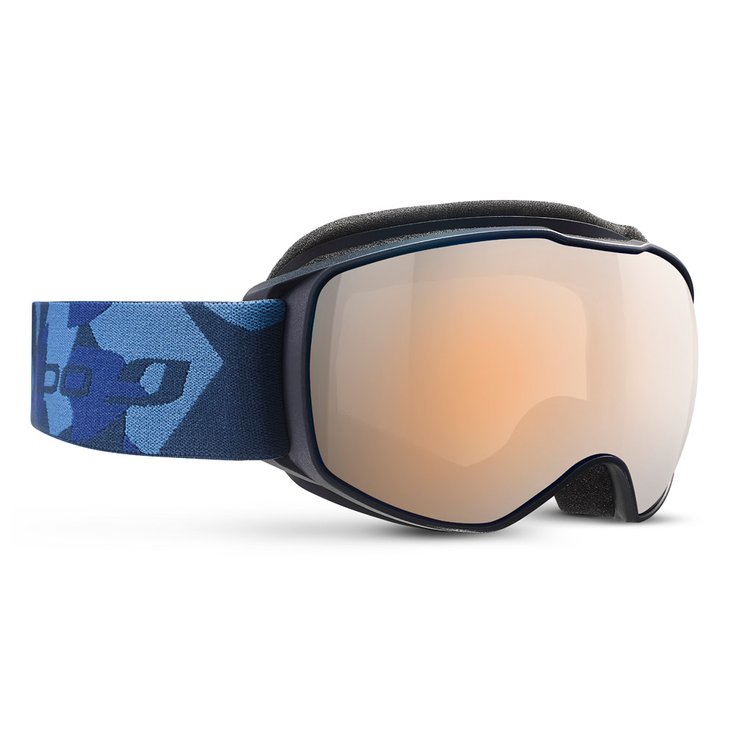 Julbo Masque de Ski Echo Camo Bleu Spectron 3 Flash Argent Profil
