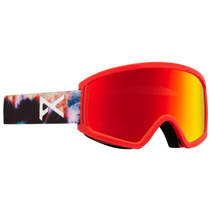 Anon Masque de Ski Tracker 2.0 Ombre/red Solex Présentation