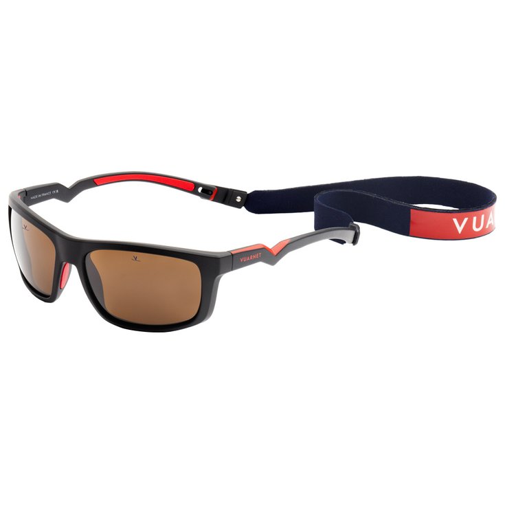Vuarnet Sunglasses Allpeaks Matte Black Red Eclipse Overview