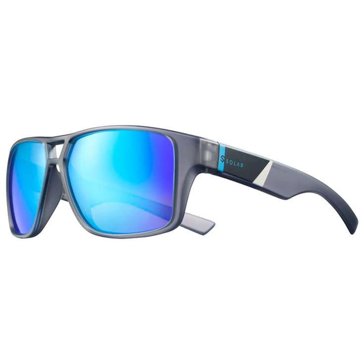 Solar Sunglasses Parker Gris Polarized Cat. 3 Flash Bleu Overview