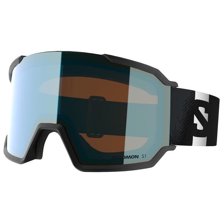 Salomon Skibrillen S/View 3 Black Multilayer Light Blue Voorstelling