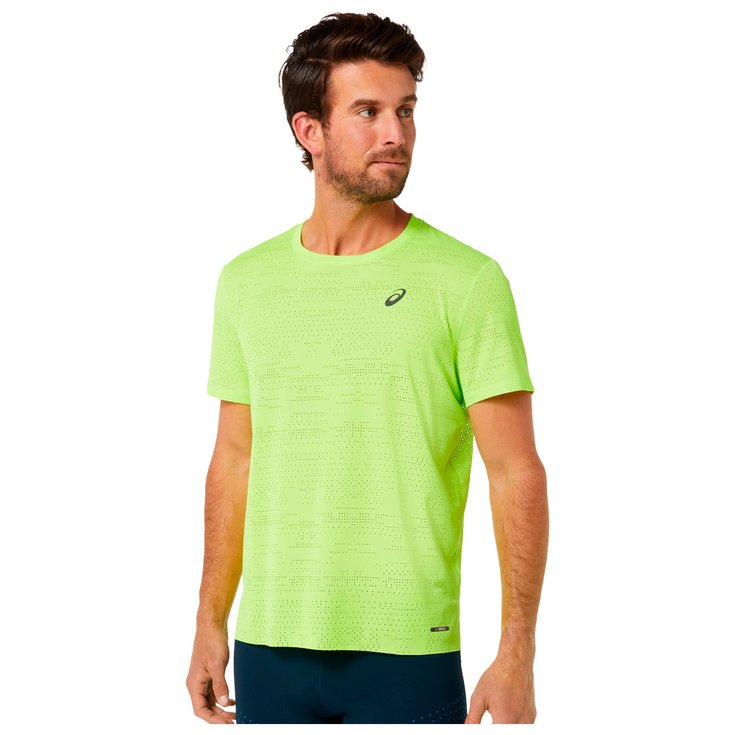 Asics Tee-shirt de trail Ventilate Actibreeze Hazard Green Presentación