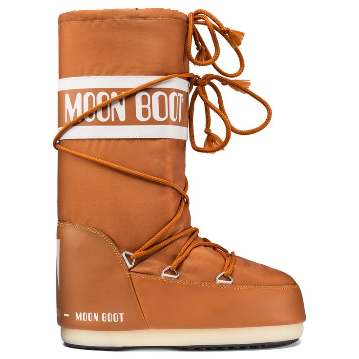 Moon Boot Chaussures après-ski Nylon Orange Jr Présentation