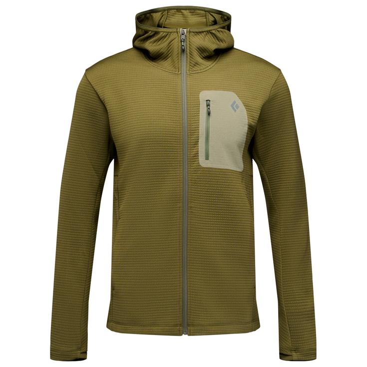 Black Diamond Diverge Full Zip Dark Moss 