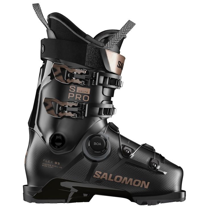 Salomon Skischuh S/Pro Delta Boa 95 W Gw Black Pinkgold Metal Präsentation