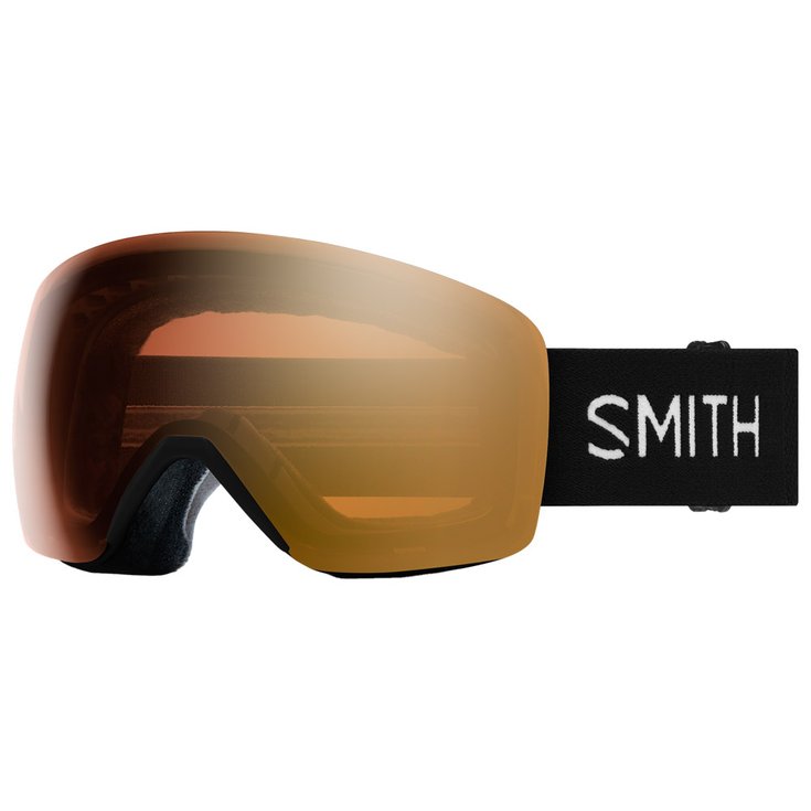 Smith Goggles Skyline Black Chromapop Pro Photochromic Gold Mirror Overview