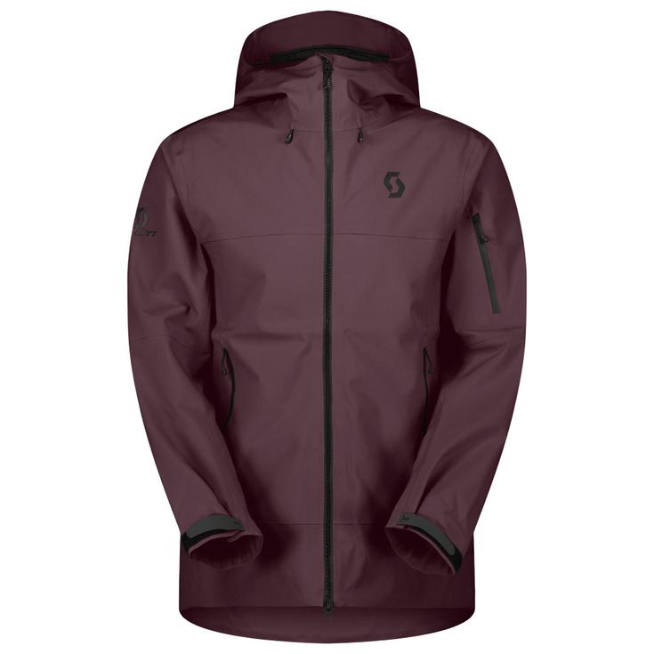 Scott Skijacke Jacket M's Explorair 3 Layer Cocoa Red Präsentation