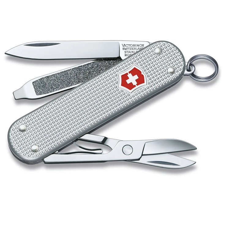 Victorinox Knives Classic Alox Silver Argent Overview