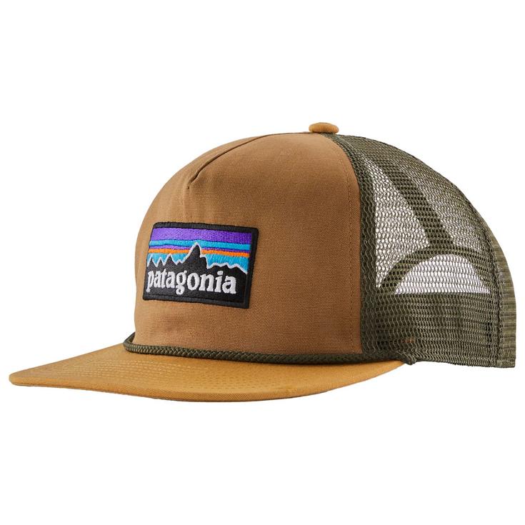 Patagonia Petten Airfarer Cap P-6 Logo Deer Brown Voorstelling
