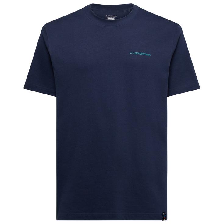 La Sportiva Climbing tee-shirt Psychotomic Night Sky Lake Overview