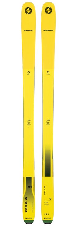 Blizzard Ski Alpin Zero G 085 Yellow Présentation