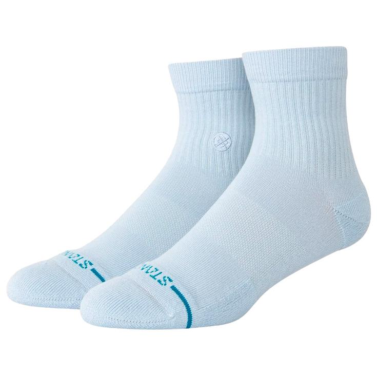 Stance Calze Icon Quarter Socks Iceblue Presentazione