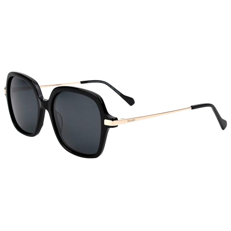 Binocle Eyewear Zonnebrillen Marbella Shiny Gold Black Gradient Grey Polarized Voorstelling