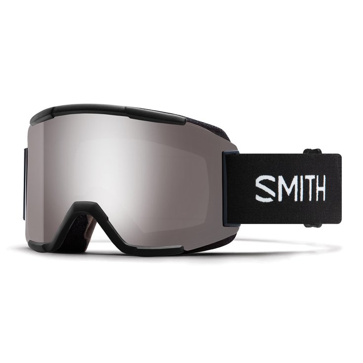 Smith Goggles Squad Black ChromaPop Sun Platinum Mirror + Yellow Overview
