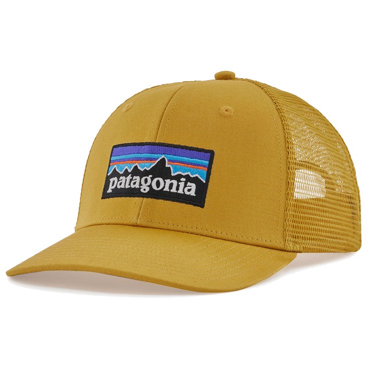 Patagonia P-6 Logo Trucker Hat Cabin Gold 