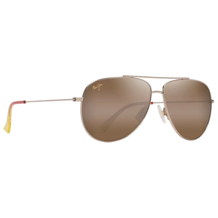Maui Jim Occhiali da sole Hauoli Doré Clair Brillant Orange Jaune Bronze Hcl MauiPure Presentazione