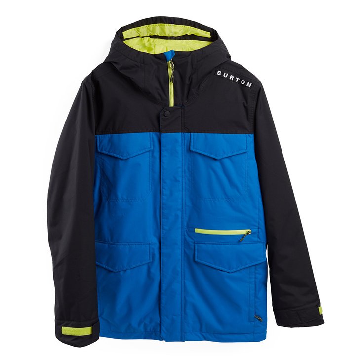 Burton Ski Jacket Covert Slim True Black Lapis Blue Overview