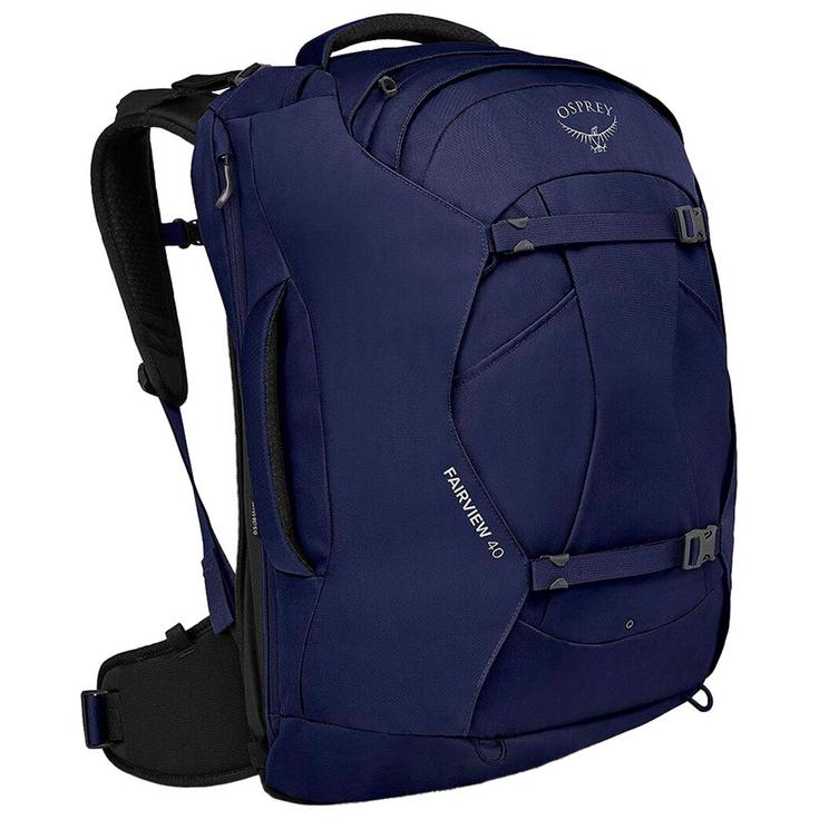 Osprey Borsone Fairview 40 Winter Night Blue Presentazione
