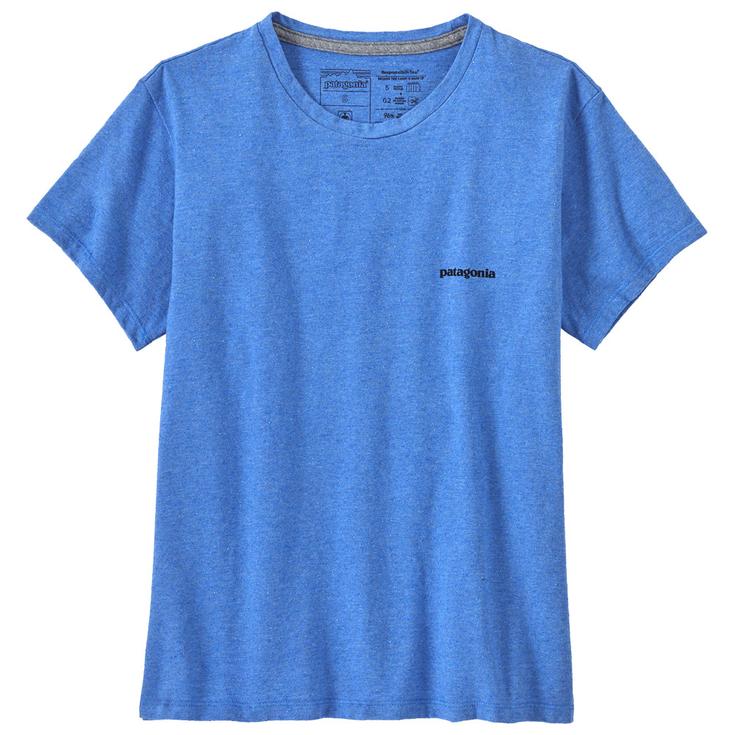 Patagonia Tee-Shirt P-6 Logo Responsibili-Tee Abundant Blue Overview