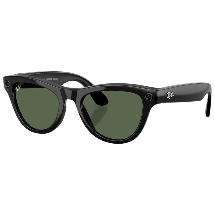Ray Ban Sonnenbrille Meta Skyler Gen 2 Shiny Black Green G-15 Präsentation