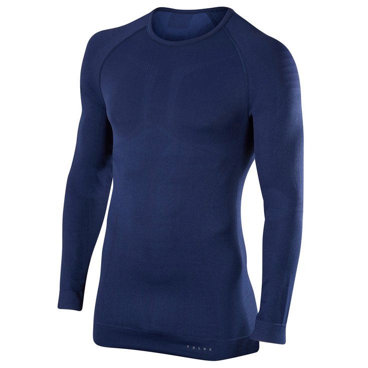 Falke Sous-vêtement techni. nordique Maximum Warm LS shirt Tight Fit Dark Night Présentation