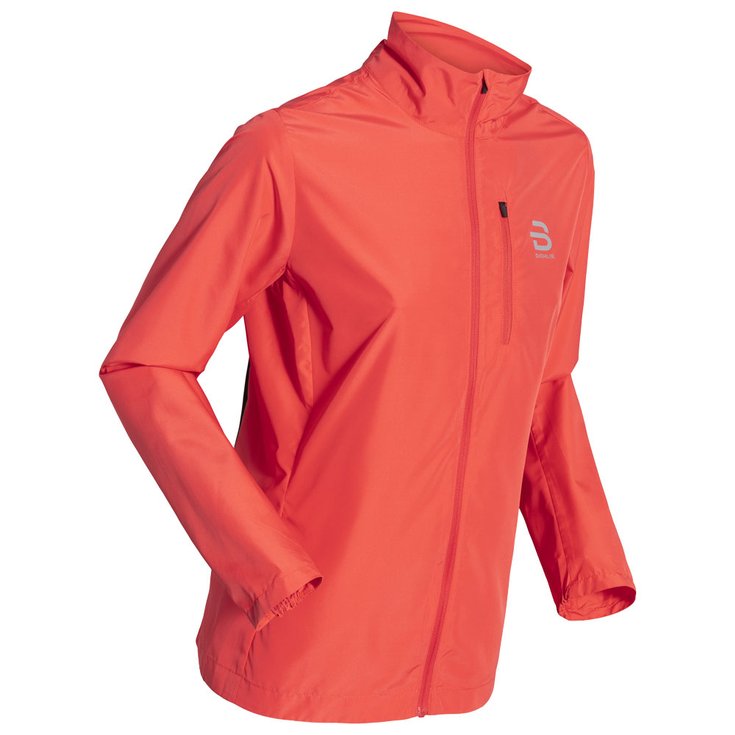 Bjorn Daehlie Veste de trail Jacket Tempo W Raidiant Red Présentation