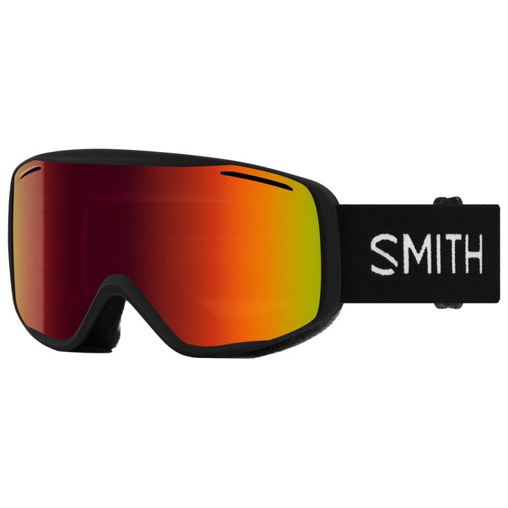 Smith Masque de Ski Rally Black Red Sol-x Mirror Presentación
