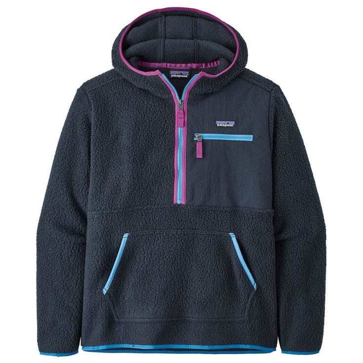 Patagonia Retro Pile Pullover Pitch Blue 