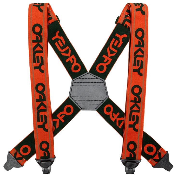 Oakley Bretelle Factory Suspenders Flame Red Presentazione