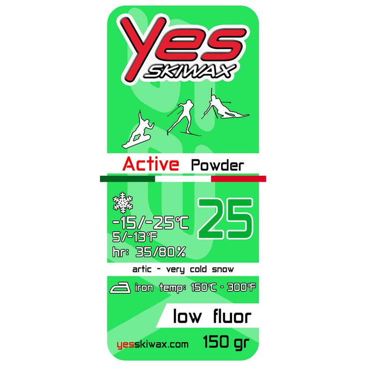 Yes Skiwax Active 25 150gr Overview