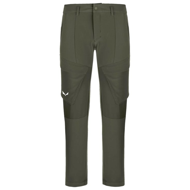 Salewa Wanderhose Puez Dst Heavy Cargo Pt M Dark Olive Präsentation