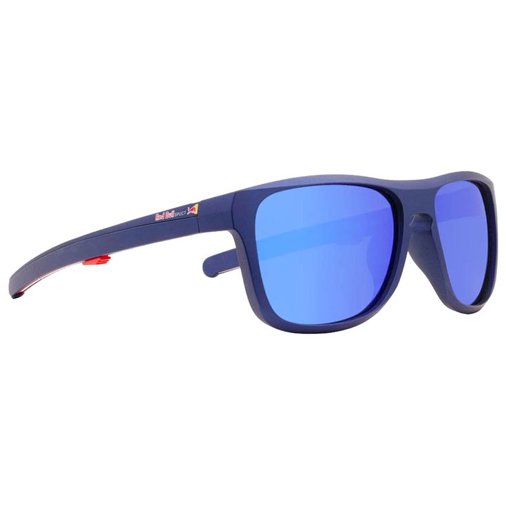 Red Bull Spect Sunglasses Krey Matt Metallic Blue Smoke Dark Blue Mirror Overview