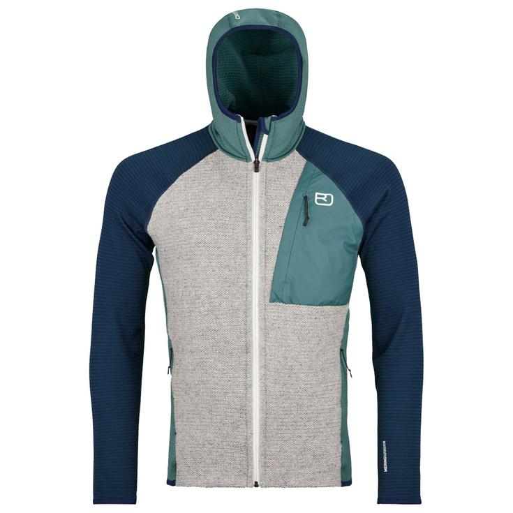 Ortovox Fleece Fleece Gp Classic Knit Hoody Dark Arctic Grey Overview