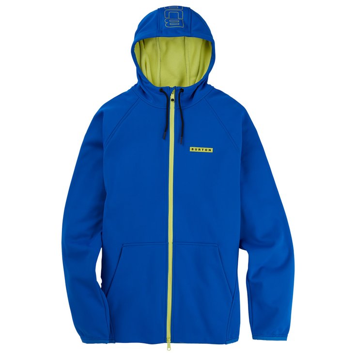 Burton Sweatshirt Crown Weatherproof Full-zip Lapis Blue Präsentation