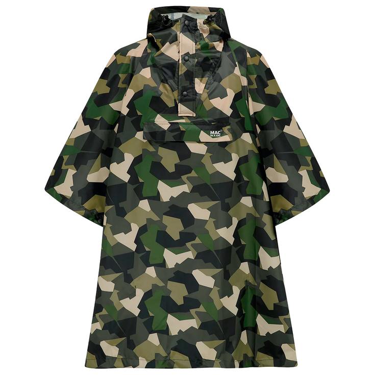 MAC IN A SAC Regenponcho Mias Poncho Green Camo Präsentation